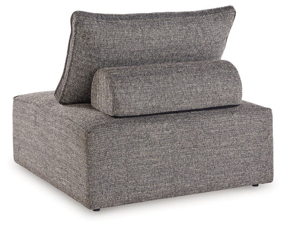 Bree Zee 4-Piece Outdoor Sectional with End Table in Brown - PKG018452