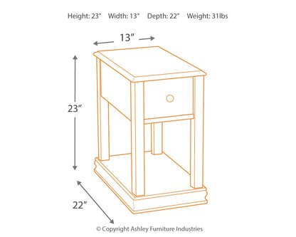 Breegin 2 End Tables in Brown - PKG008420