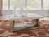 Brendalhouse Light Brown Coffee Table - T642-1
