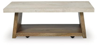 Brendalhouse Light Brown Coffee Table - T642-1