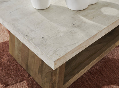 Brendalhouse Light Brown Coffee Table - T642-1