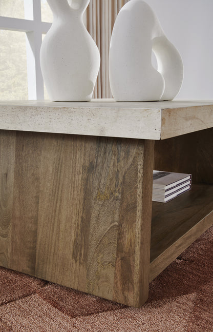 Brendalhouse Light Brown Coffee Table - T642-1