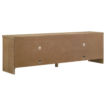 Brenham 79-inch 4-door TV Stand Media Console Light Oak - 720130