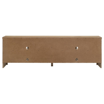 Brenham 79-inch 4-door TV Stand Media Console Light Oak - 720130