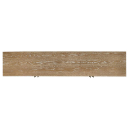 Brenham 79-inch 4-door TV Stand Media Console Light Oak - 720130