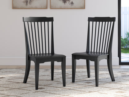 Brenkerton Black Dining Chair, Set of 2 - PCD591-01