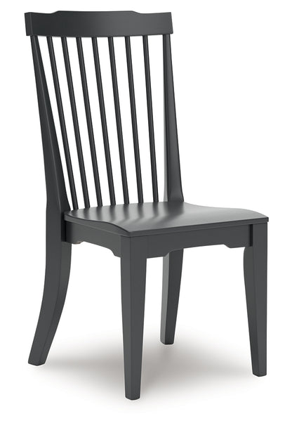 Brenkerton Black Dining Chair, Set of 2 - PCD591-01