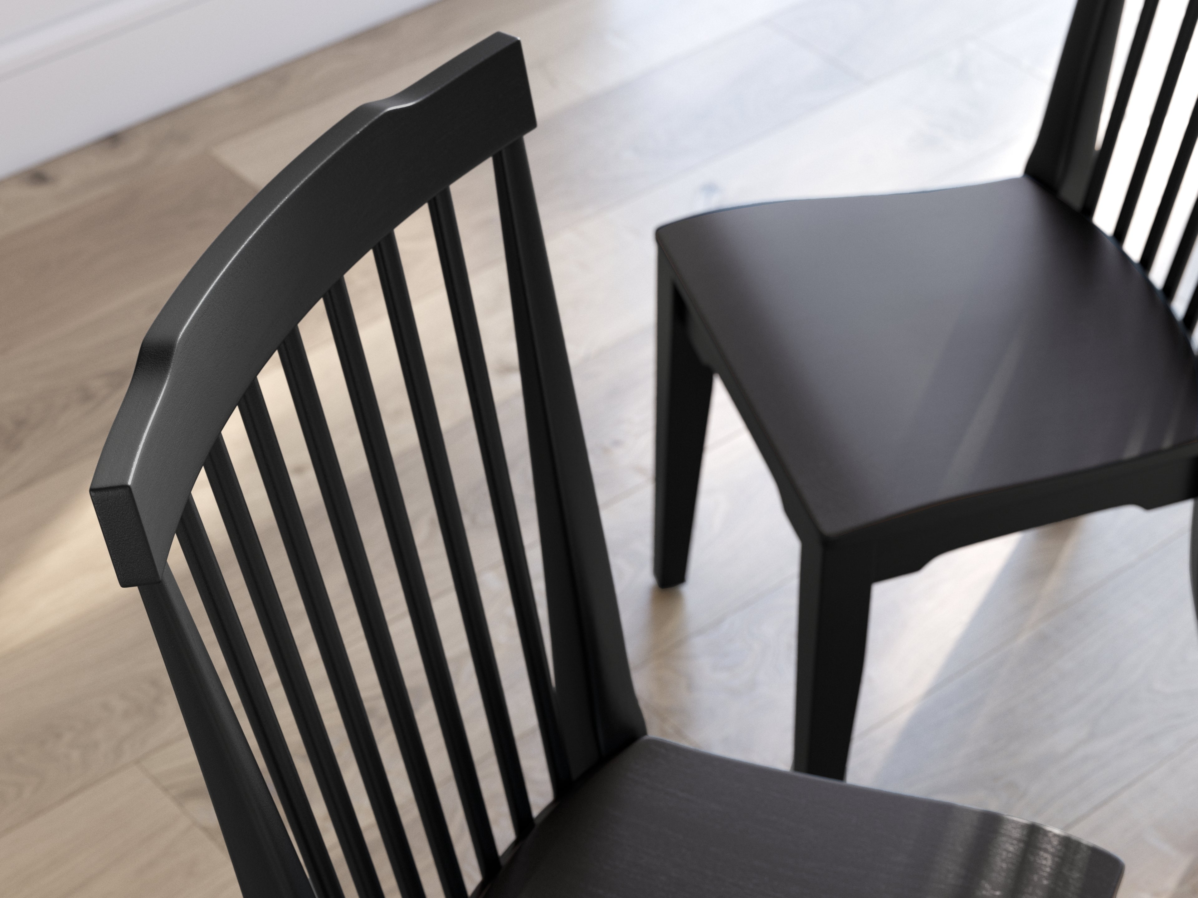 Brenkerton Black Dining Chair, Set of 2 - PCD591-01