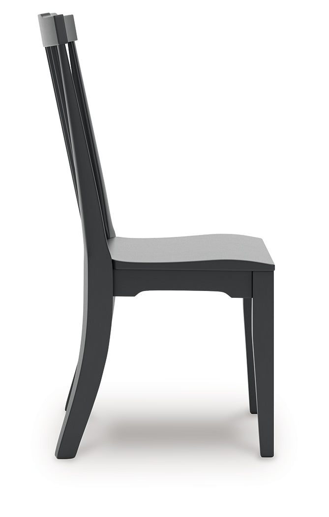 Brenkerton Black Dining Chair, Set of 2 - PCD591-01