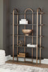Brentmour Brown/Gold Finish Bookcase - A4000589