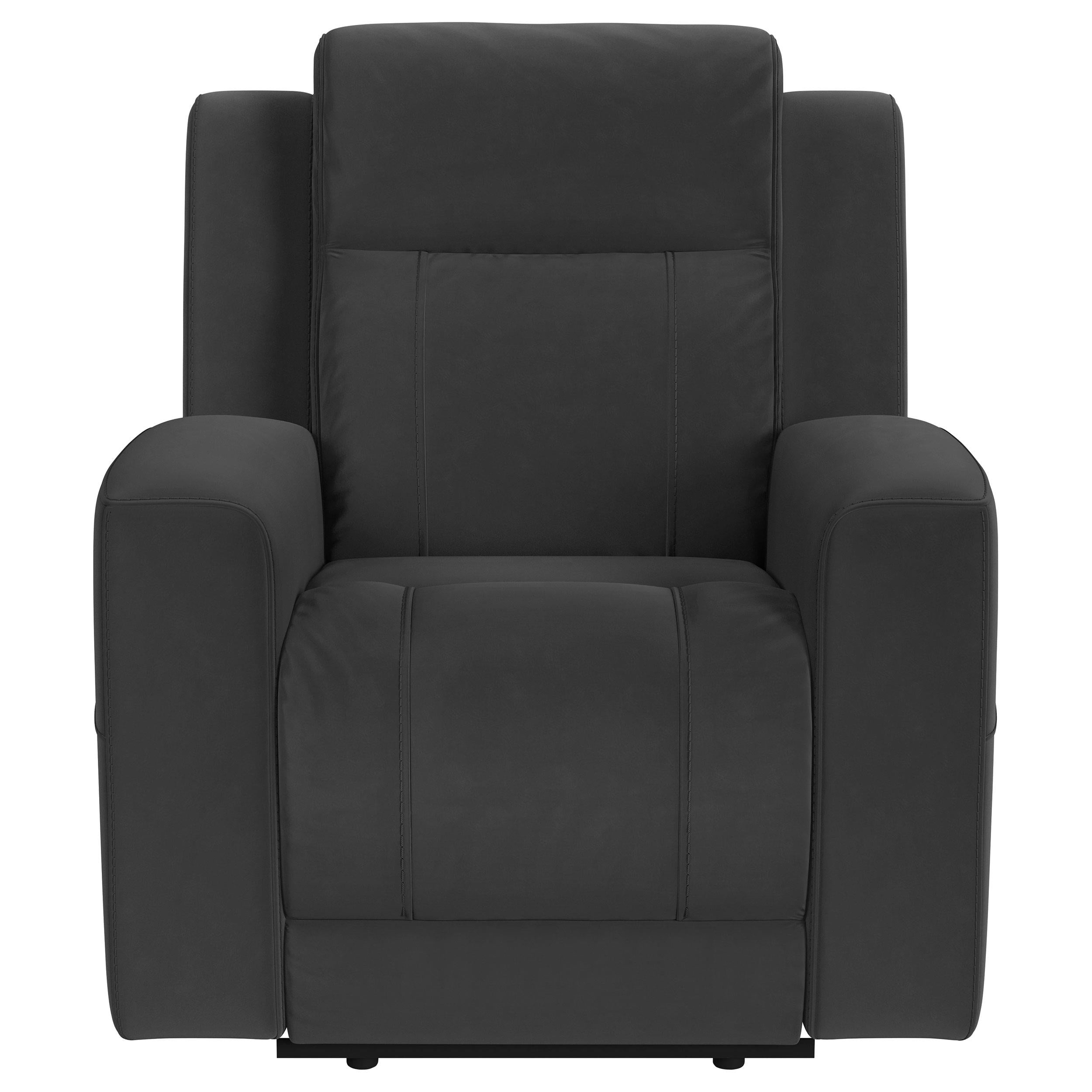 Brentwood Upholstered Recliner Chair Black - 610286