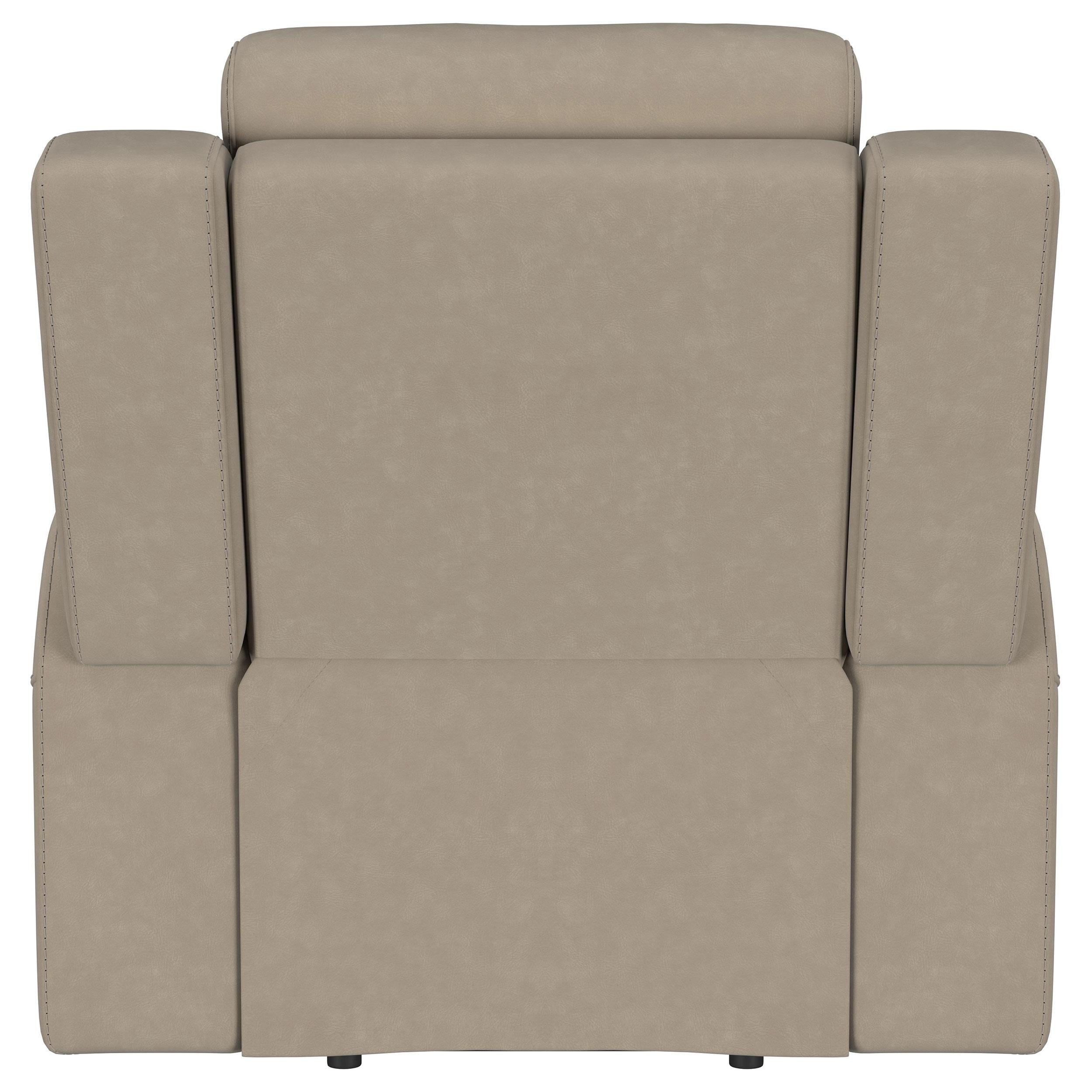 Brentwood Upholstered Recliner Chair Taupe - 610283