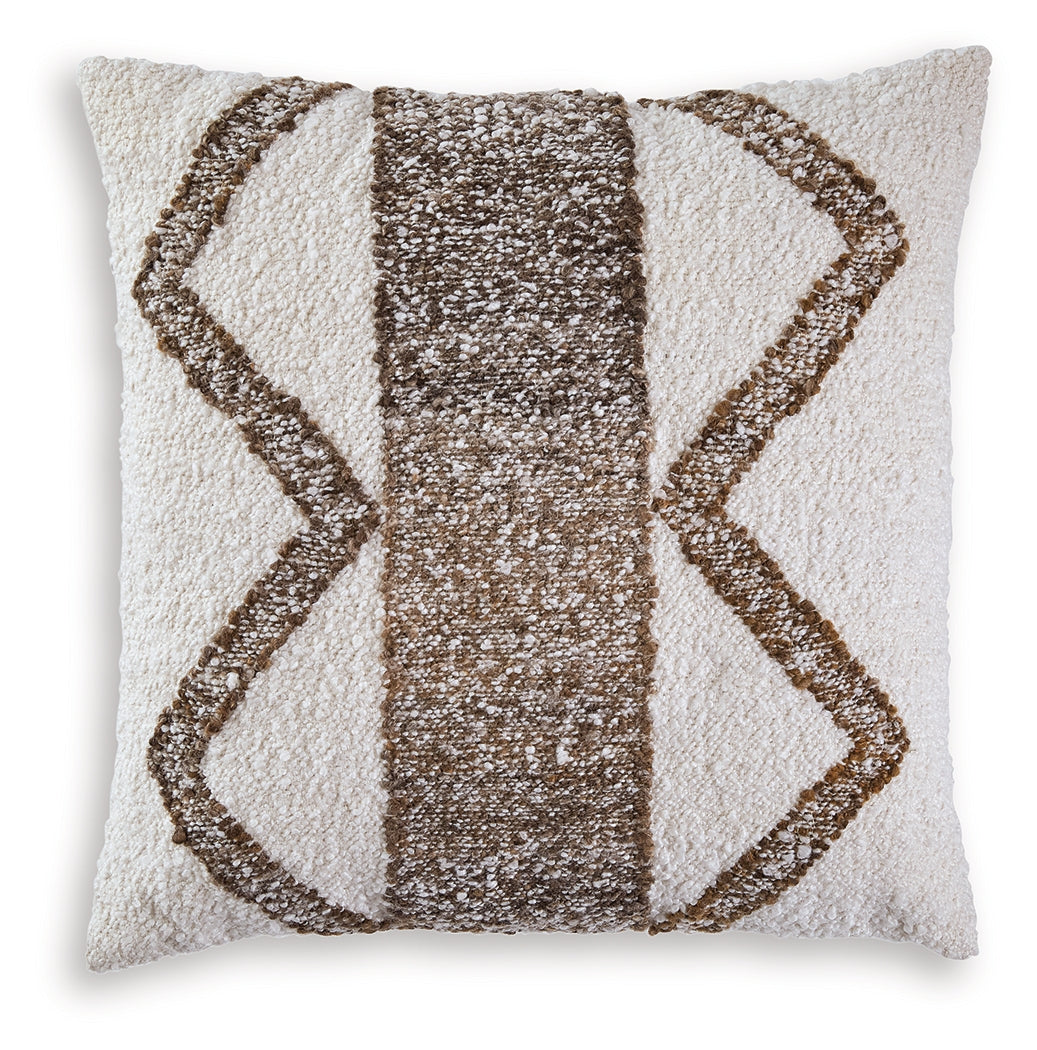 Brettwood Ivory/Brown Pillow (Set of 4) - A1001125
