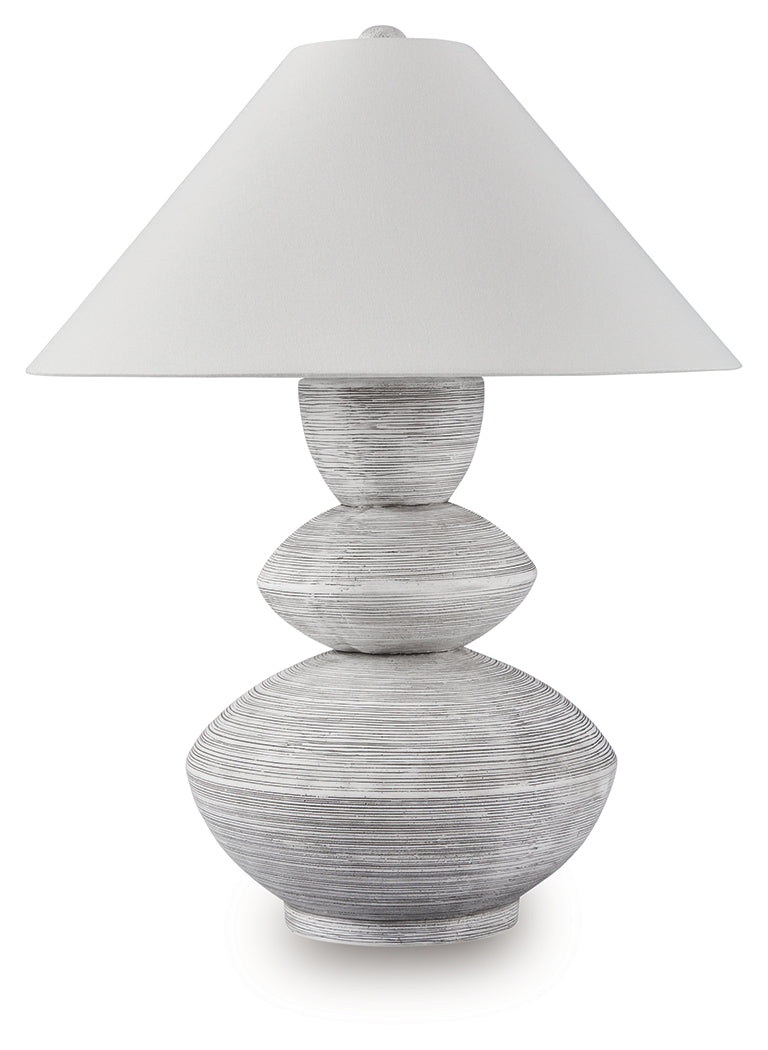 Brickdon Distressed White Table Lamp - L235874