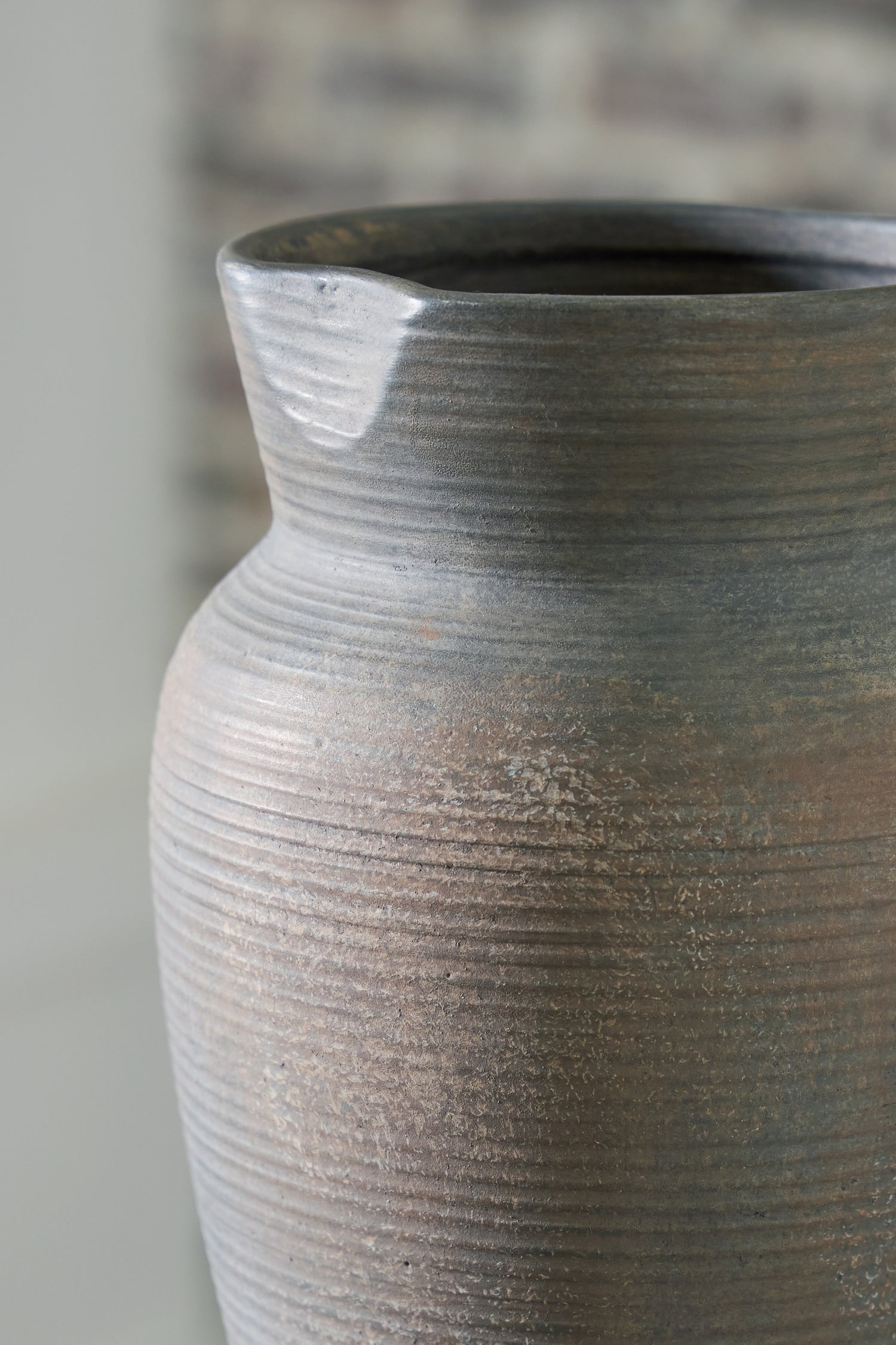 Brickmen Antique Gray Vase - A2000657