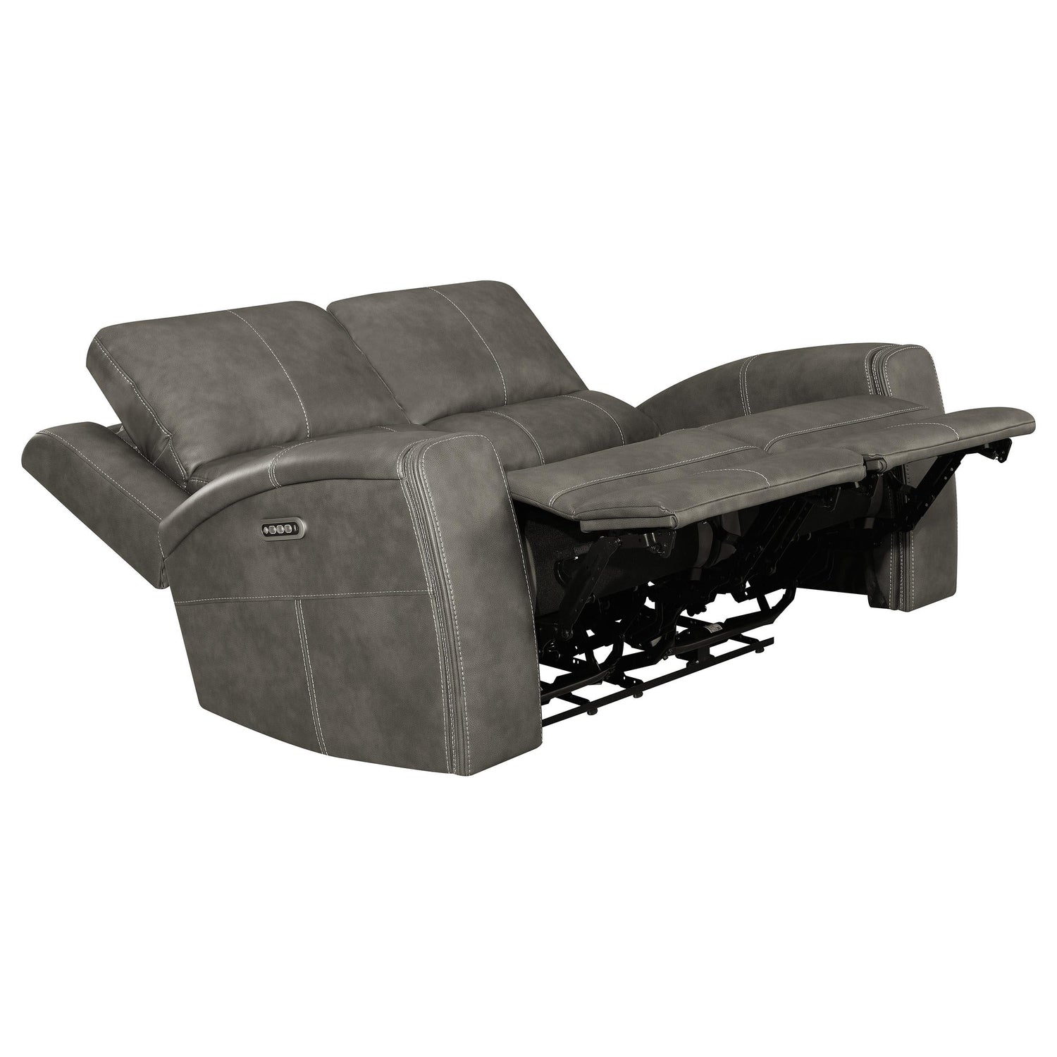 Brickston 2-piece Triple Power Reclining Sofa Set Charcoal - 603431PPP-S2