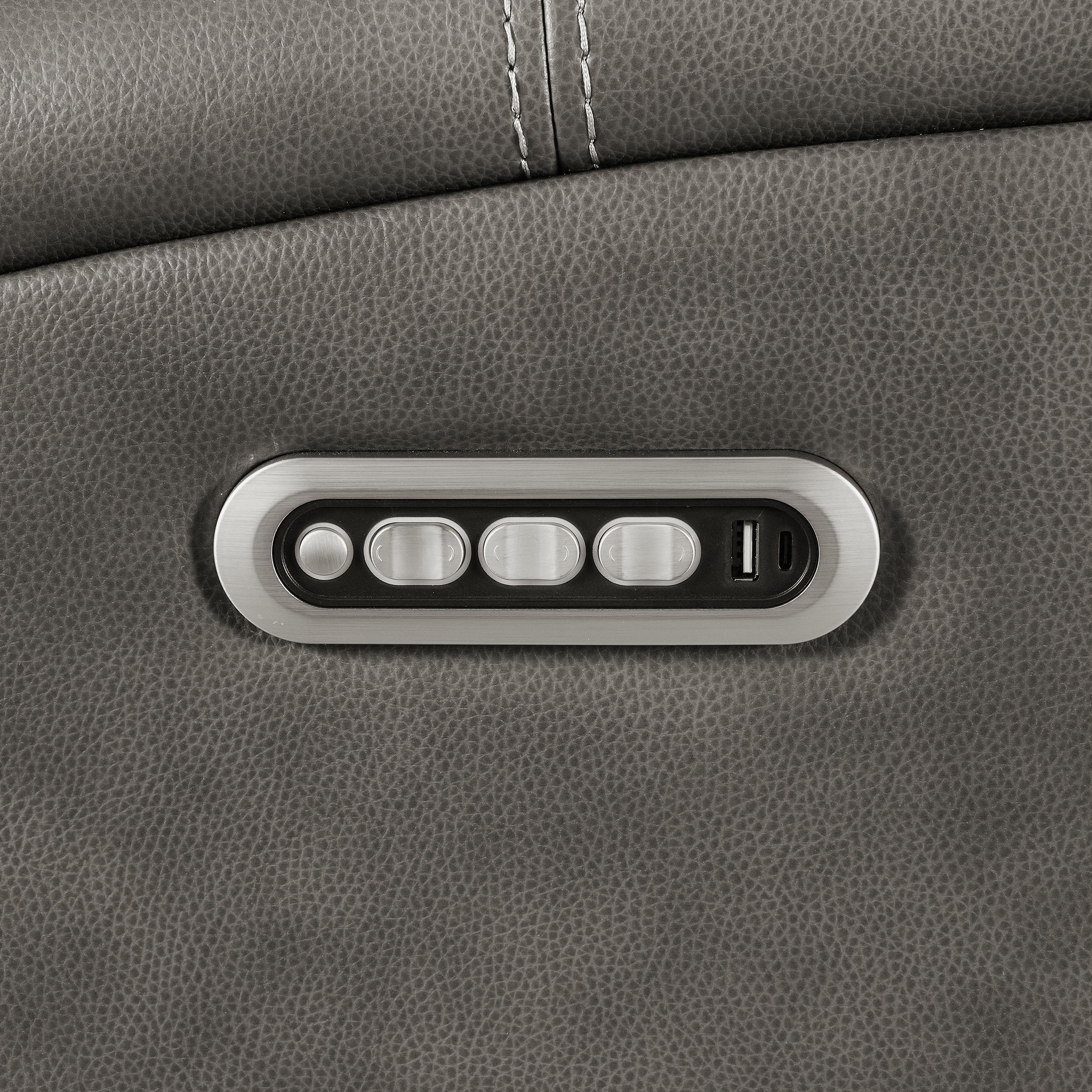 Brickston 3-piece Triple Power Reclining Sofa Set Charcoal - 603431PPP-S3