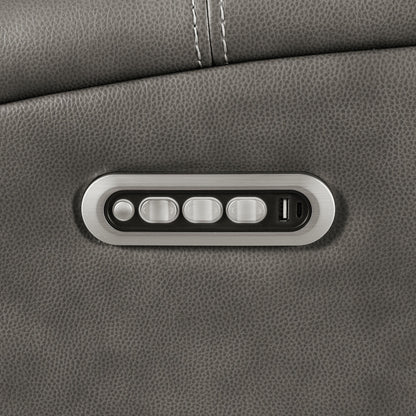 Brickston 3-piece Triple Power Reclining Sofa Set Charcoal - 603431PPP-S3