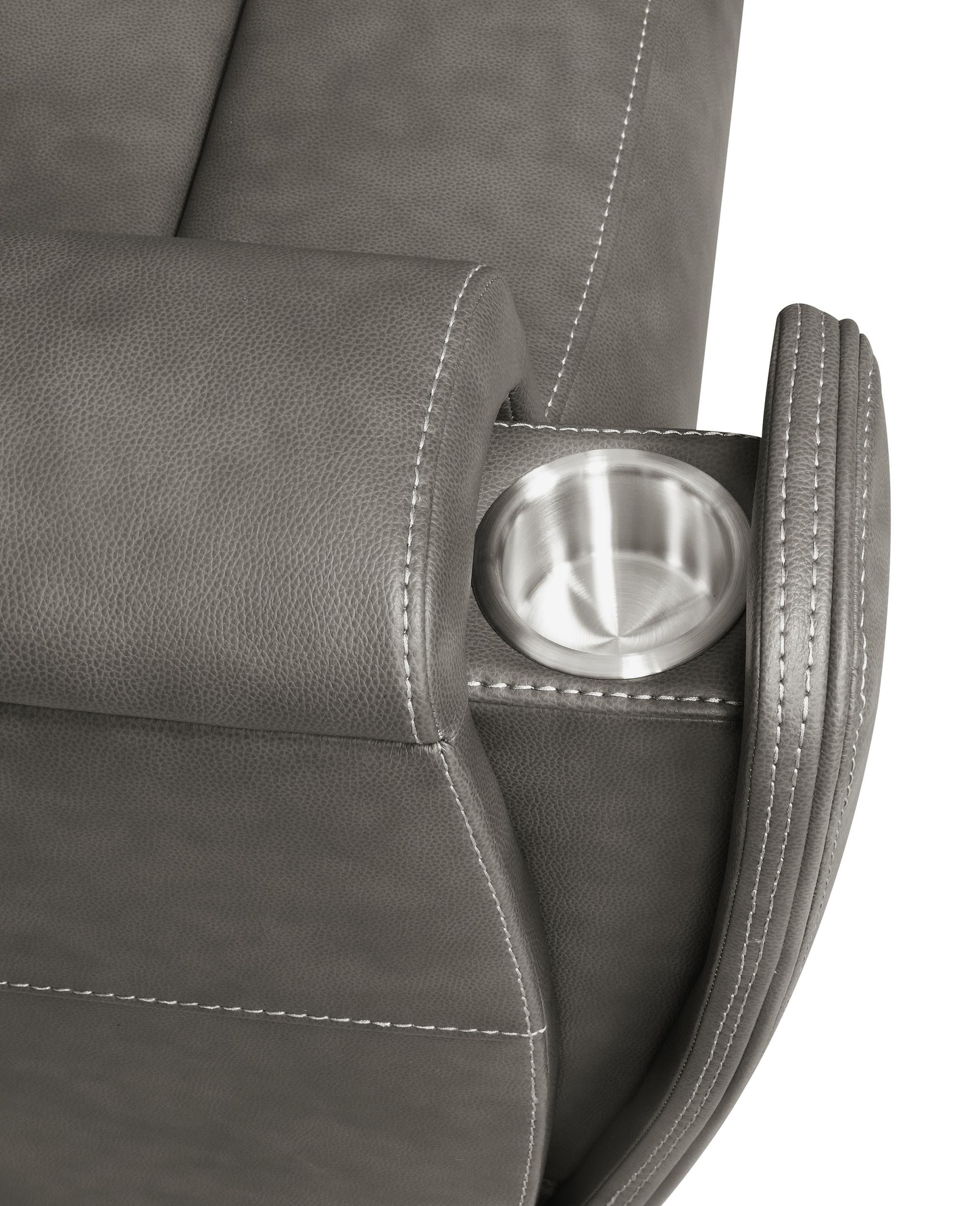 Brickston 3-piece Triple Power Reclining Sofa Set Charcoal - 603431PPP-S3