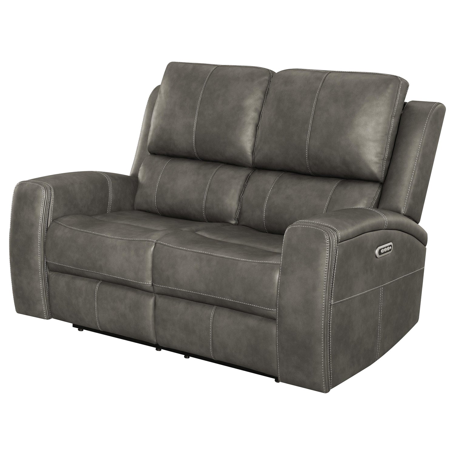 Brickston Triple Power Reclining Loveseat Charcoal - 603432PPP