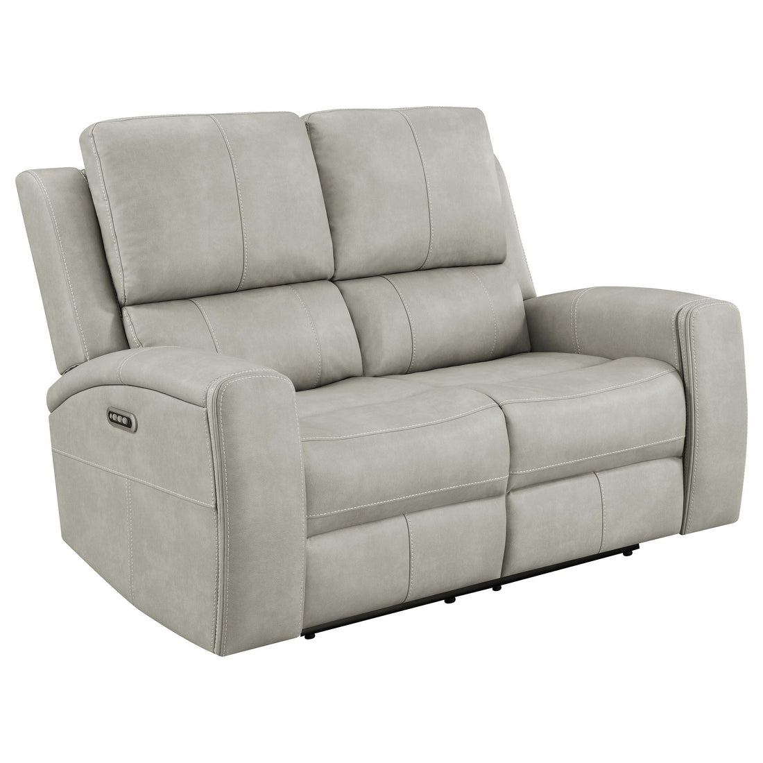 Brickston Triple Power Reclining Loveseat Grey - 603435PPP