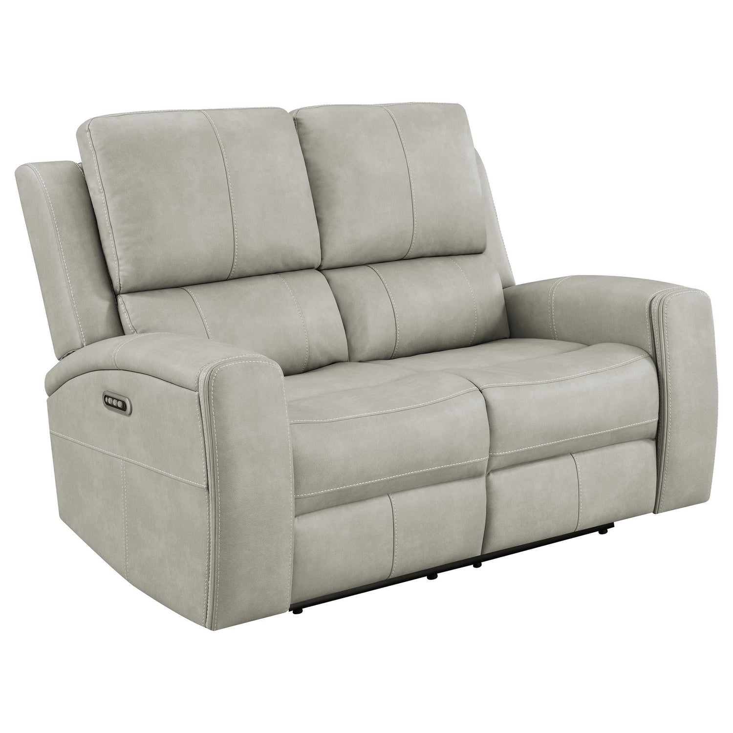 Brickston Triple Power Reclining Loveseat Grey - 603435PPP
