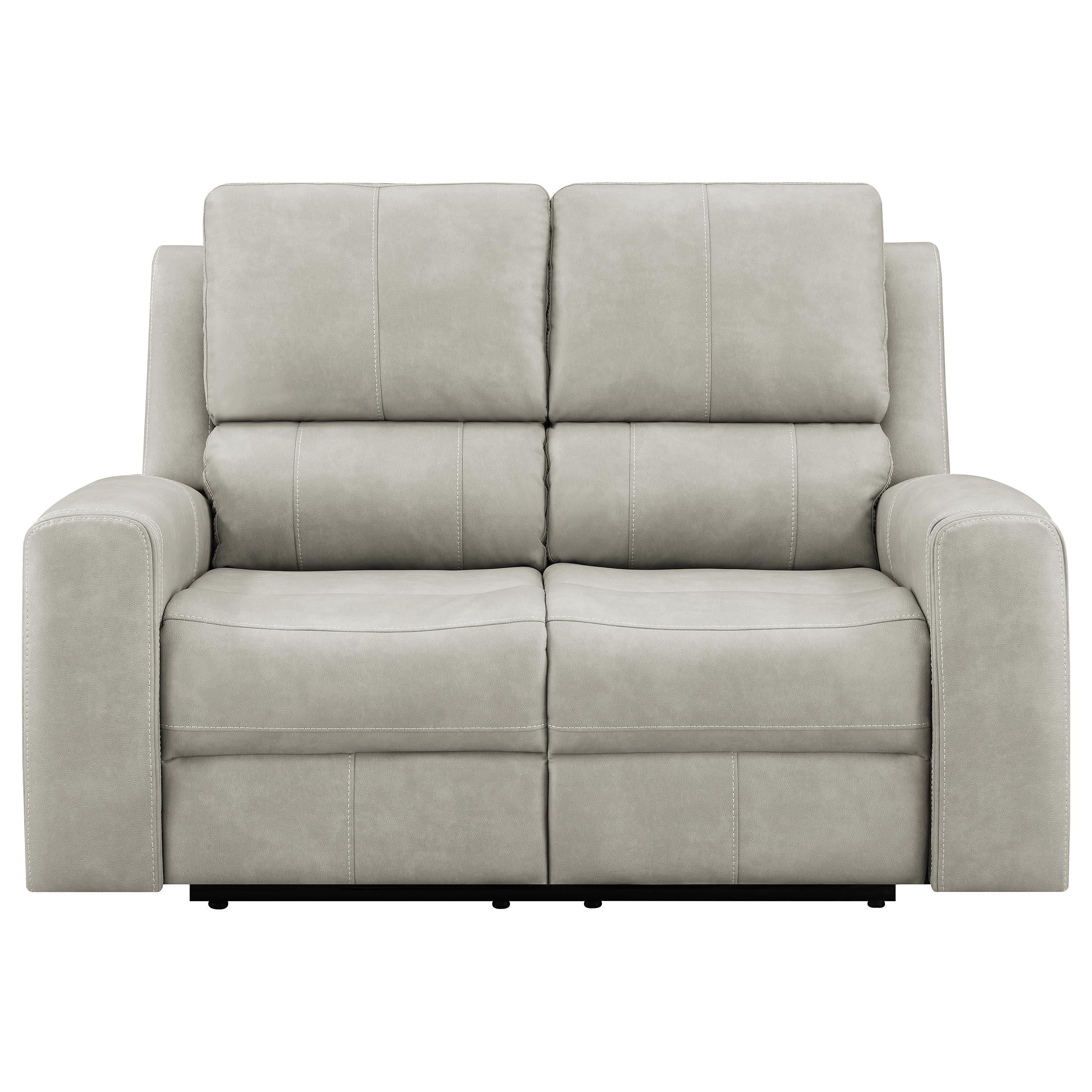 Brickston Triple Power Reclining Loveseat Grey - 603435PPP