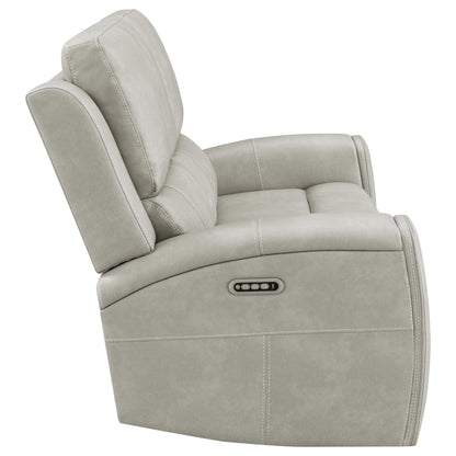 Brickston Triple Power Reclining Loveseat Grey - 603435PPP