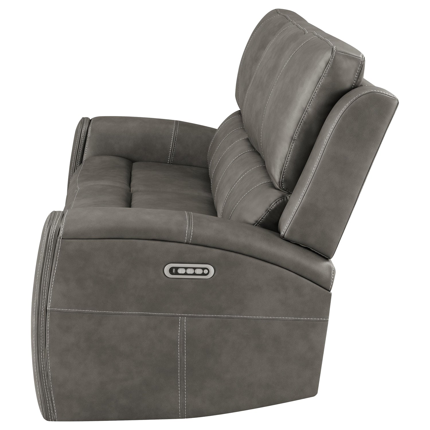 Brickston Triple Power Reclining Sofa Charcoal - 603431PPP
