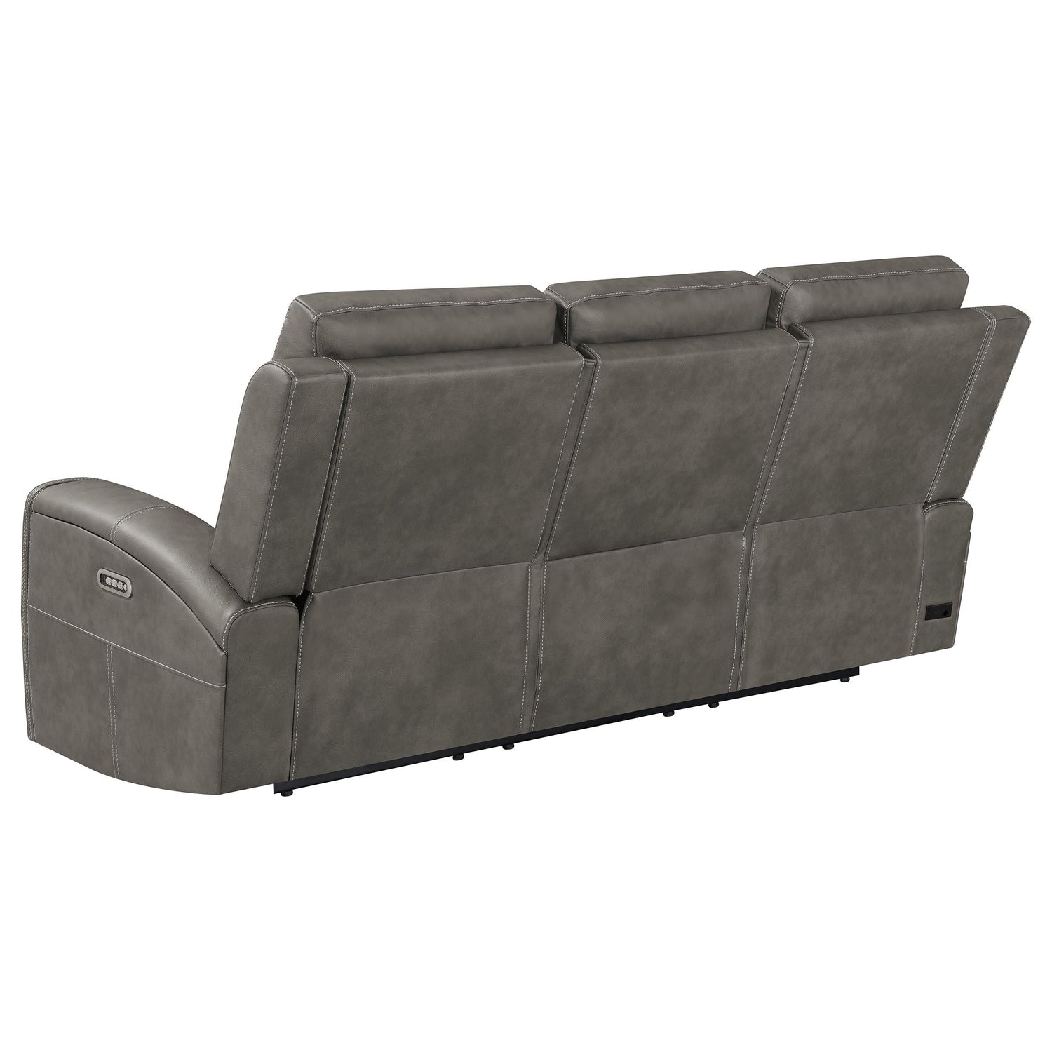 Brickston Triple Power Reclining Sofa Charcoal - 603431PPP