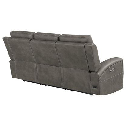 Brickston Triple Power Reclining Sofa Charcoal - 603431PPP