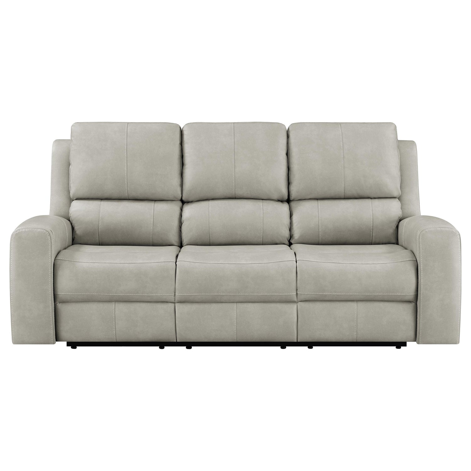 Brickston Triple Power Reclining Sofa Grey - 603434PPP