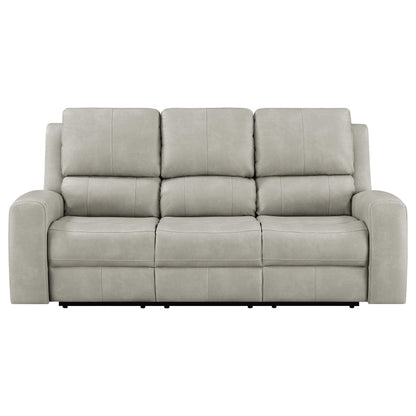 Brickston Triple Power Reclining Sofa Grey - 603434PPP