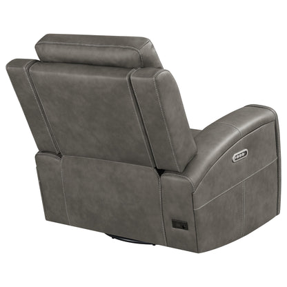 Brickston Triple Power Swivel Glider Recliner Charcoal - 603433PPP