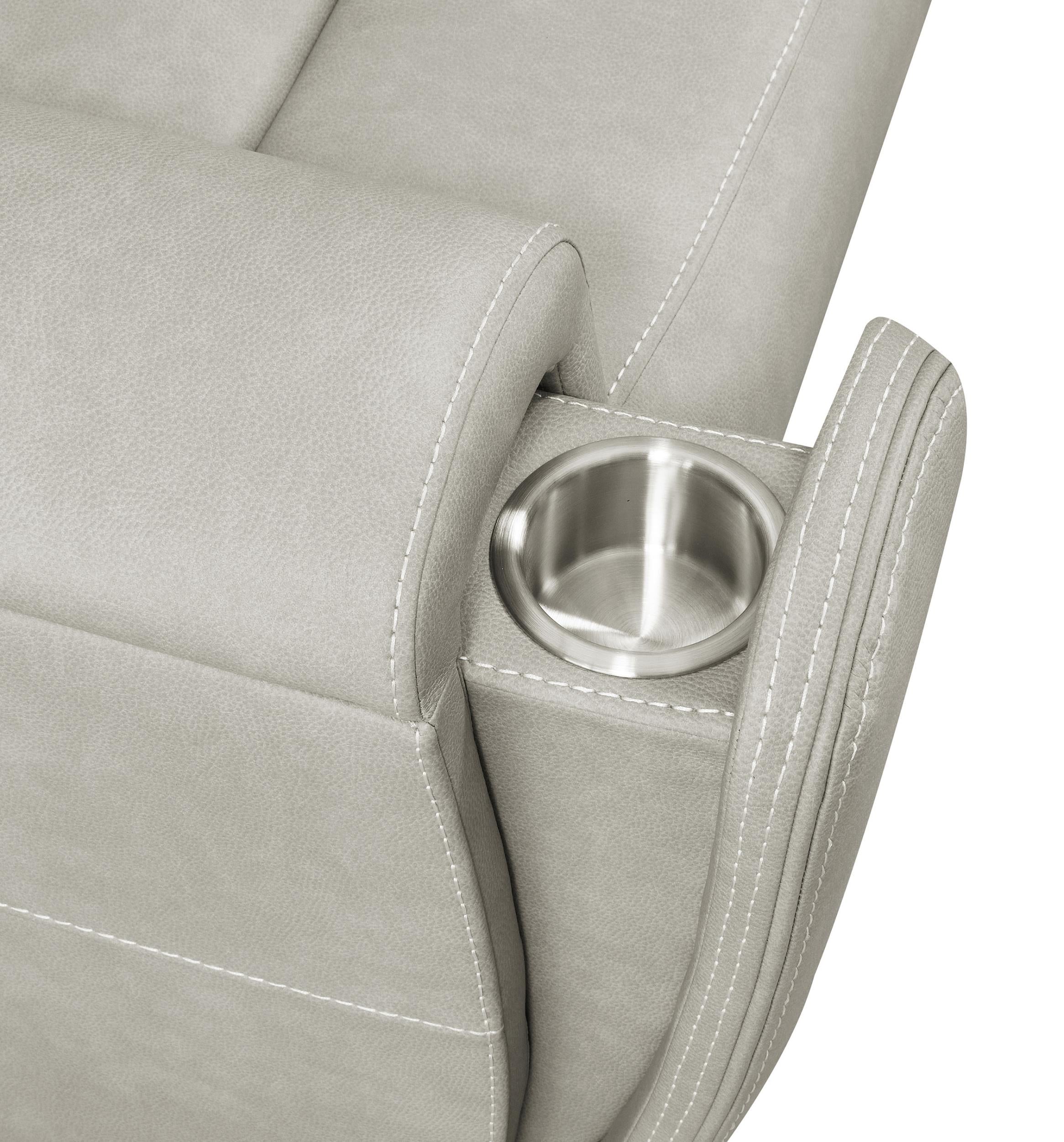 Brickston Triple Power Swivel Glider Recliner Grey - 603436PPP