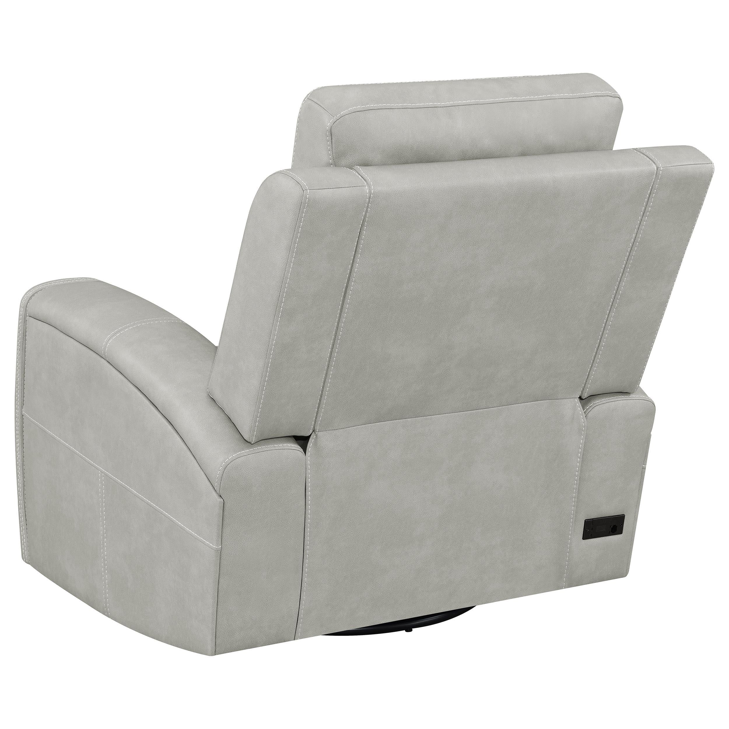 Brickston Triple Power Swivel Glider Recliner Grey - 603436PPP