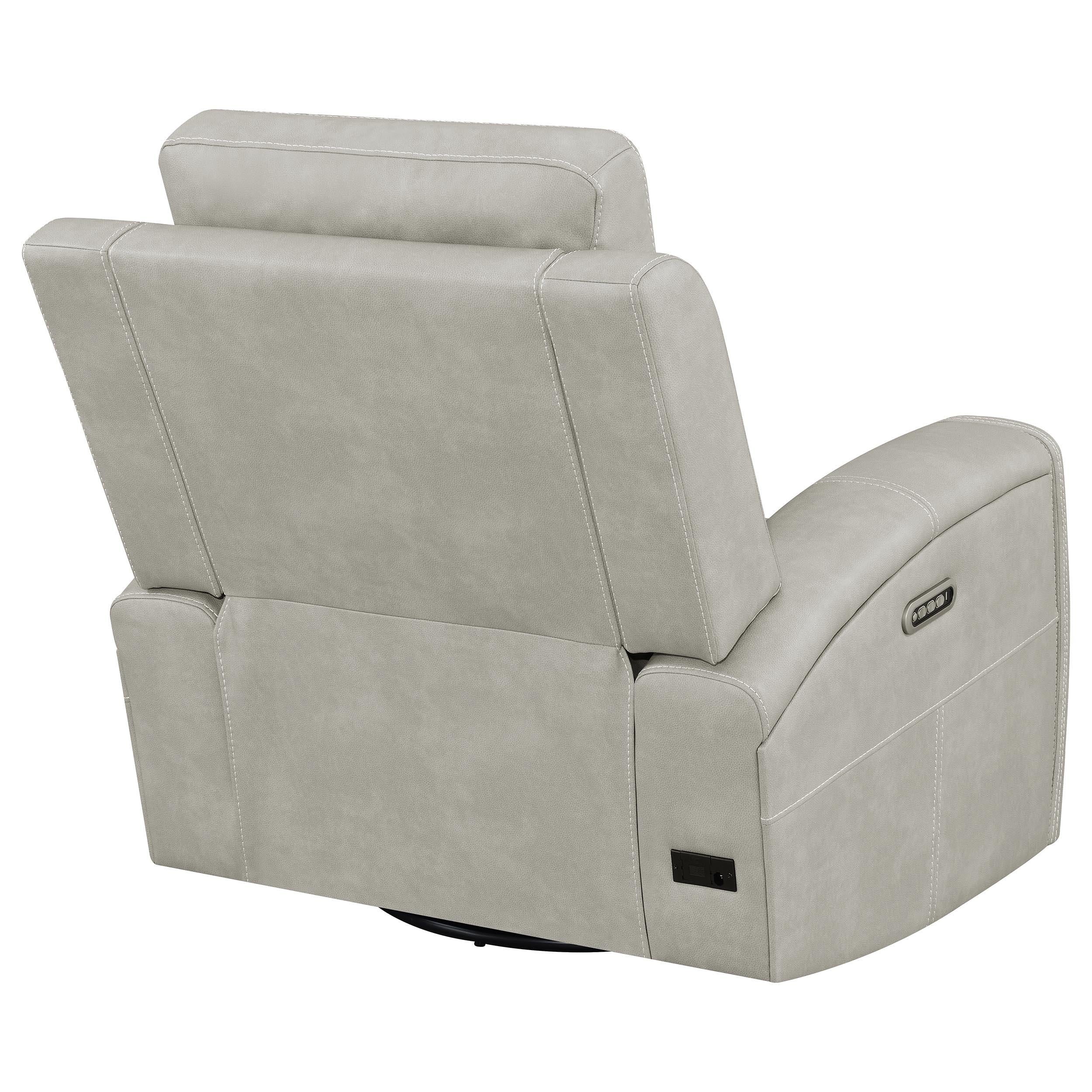 Brickston Triple Power Swivel Glider Recliner Grey - 603436PPP