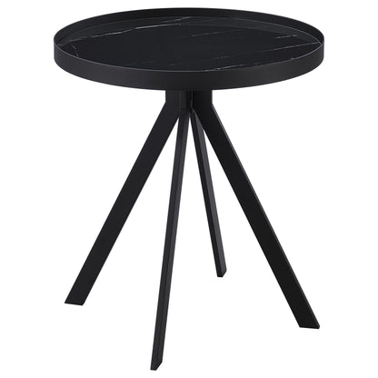 Briggs 3-piece Round Coffee and End Table Set Black - 706268-S3