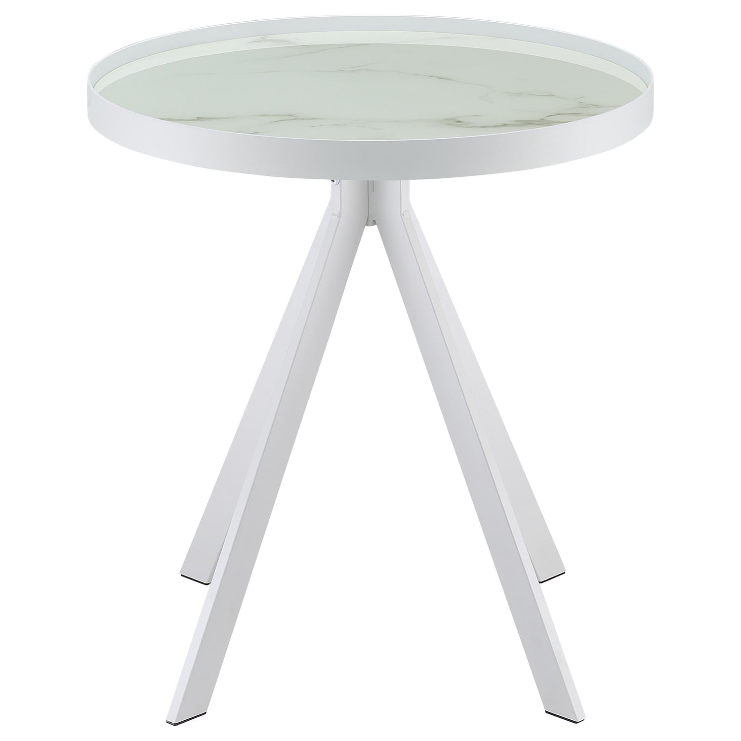 Briggs 3-piece Round Coffee and End Table Set White - 706258-S3