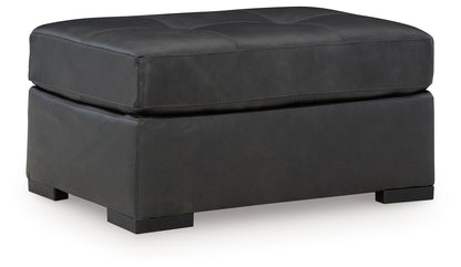 Brindley Pier Fog Oversized Accent Ottoman - 9950308