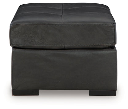 Brindley Pier Fog Oversized Accent Ottoman - 9950308
