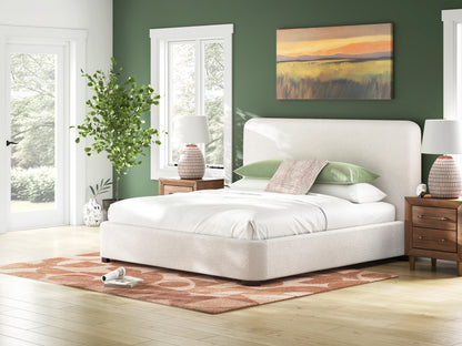 Brintstreet Beige King Upholstered Bed - PCB401-82