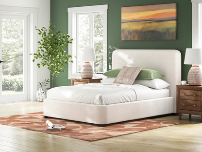 Brintstreet Beige Queen Upholstered Bed - PCB401-81