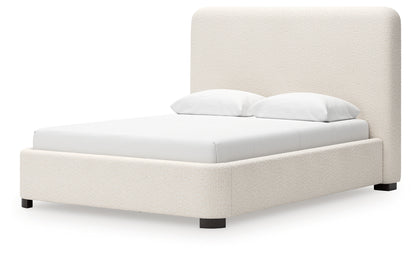 Brintstreet Beige Queen Upholstered Bed - PCB401-81