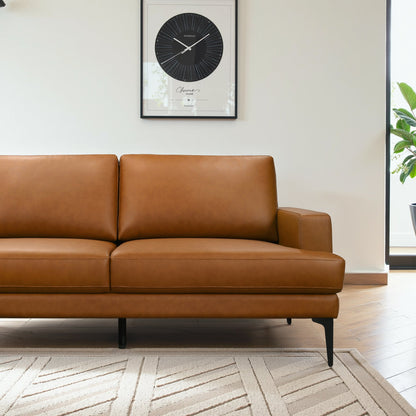 Bristol Durable Vegan Leather Left-Facing Sectional Sofa - SEC00403501