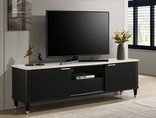 Britany Tv Stand Black - 4813BK-9