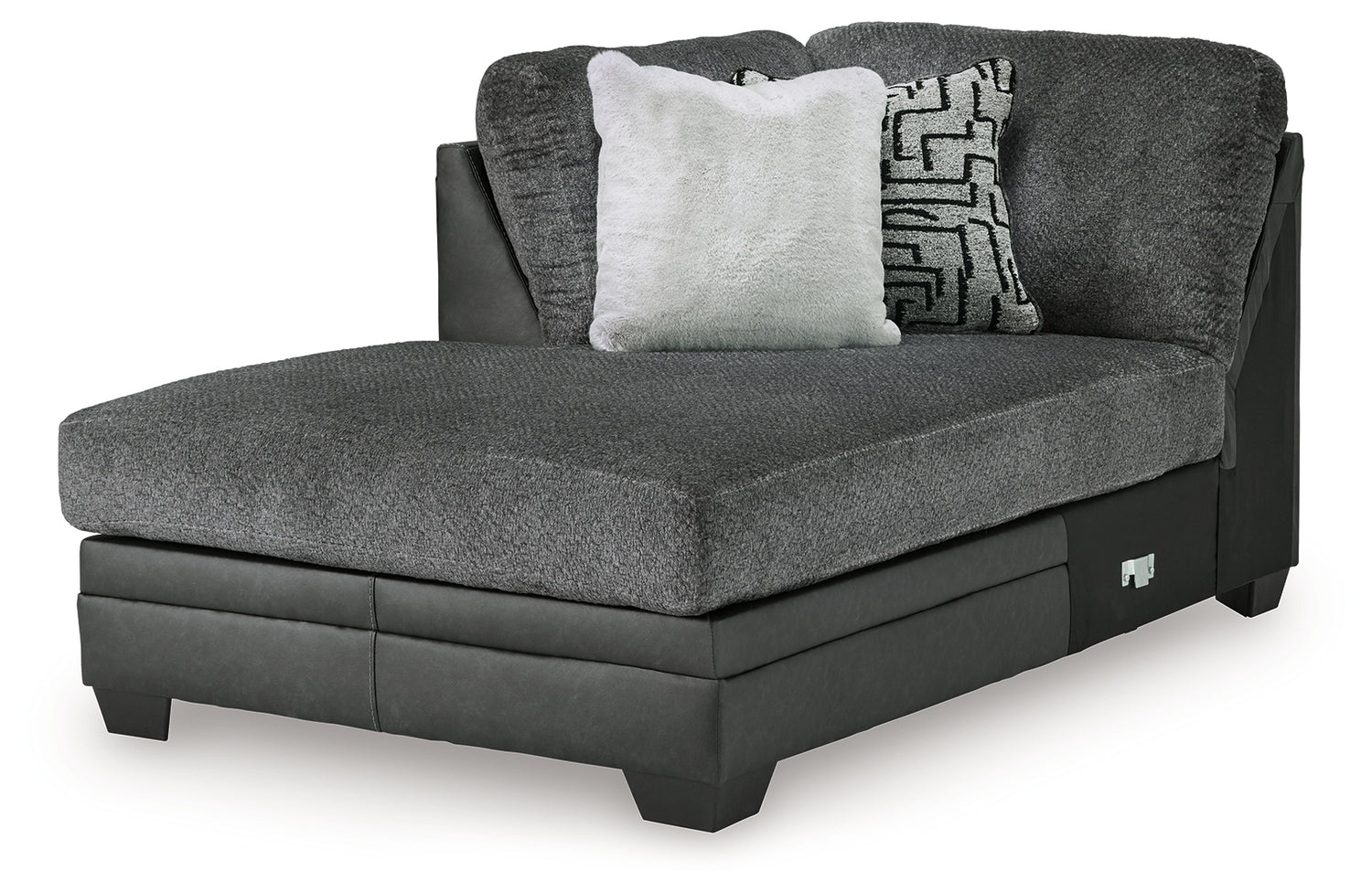 Brixley Pier Graphite Left-Arm Facing Corner Chaise - 2990616
