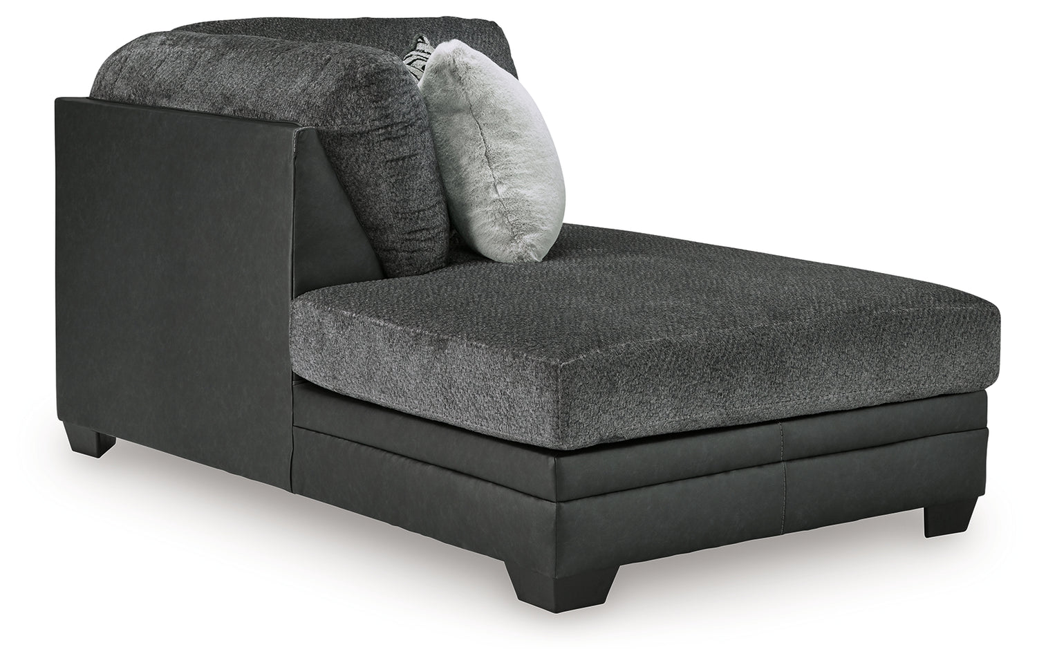Brixley Pier Graphite Left-Arm Facing Corner Chaise - 2990616