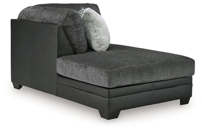Brixley Pier Graphite Left-Arm Facing Corner Chaise - 2990616