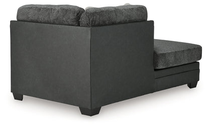 Brixley Pier Graphite Left-Arm Facing Corner Chaise - 2990616